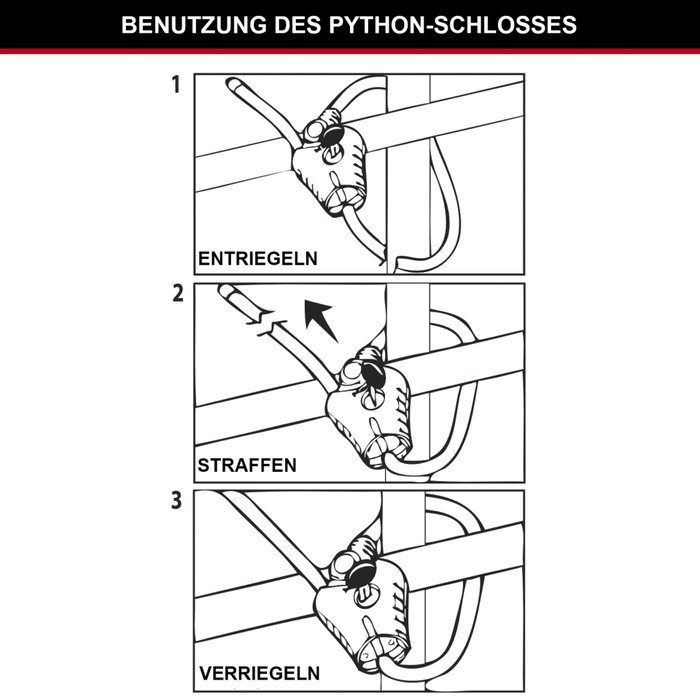 Master Lock Python 8433EURD Cable de Acero Ajustable 10 mm
