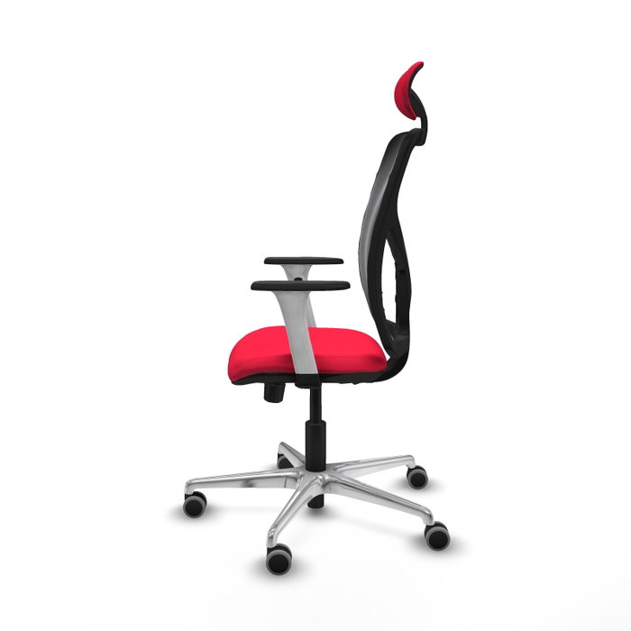 PIQUERAS Y CRESPO Silla de oficina Motilla con mecanismo Sincro/Traslack Rojo y Negro PIQUERAS Y CRESPO Silla de oficina Motilla con mecanismo Sincro/Traslack Rojo y Negro