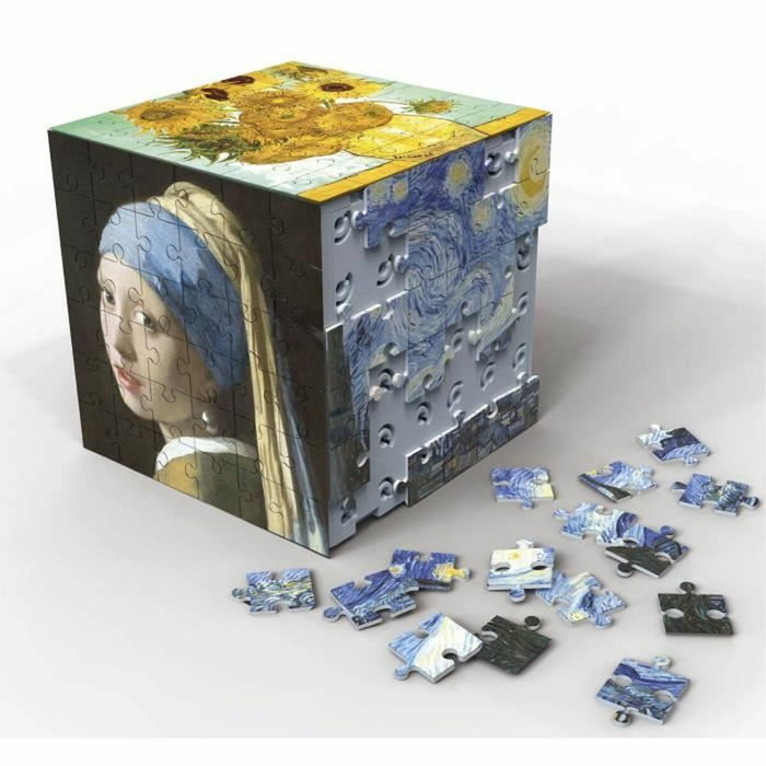 Educa Borrás Puzzle 3D Arte en Cubo 6 en 1
