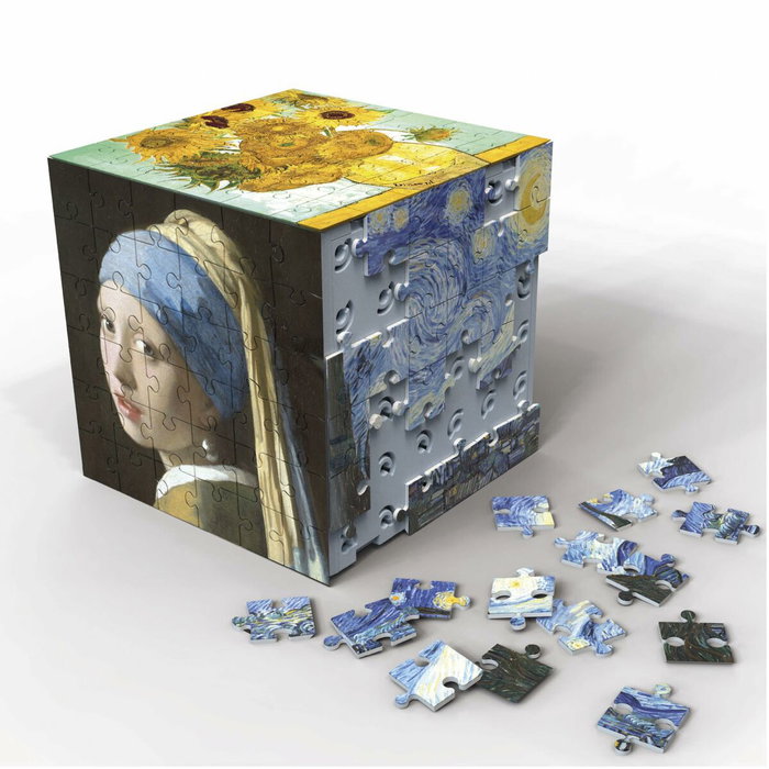 Educa Borrás Puzzle 3D Arte en Cubo 6 en 1