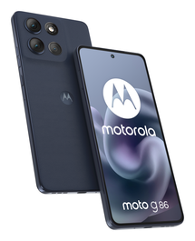 Motorola moto G86 5G Smartphone, Pantalla 6.67" P-OLED 120Hz, 8 GB RAM + 256 GB, Cámara 50 MP con OIS, Batería 5200 mAh, Android 15, Spellbound Blue Azul Oscuro