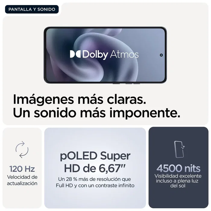Motorola Moto G86 5G 256GB 8GB Azul Oscuro