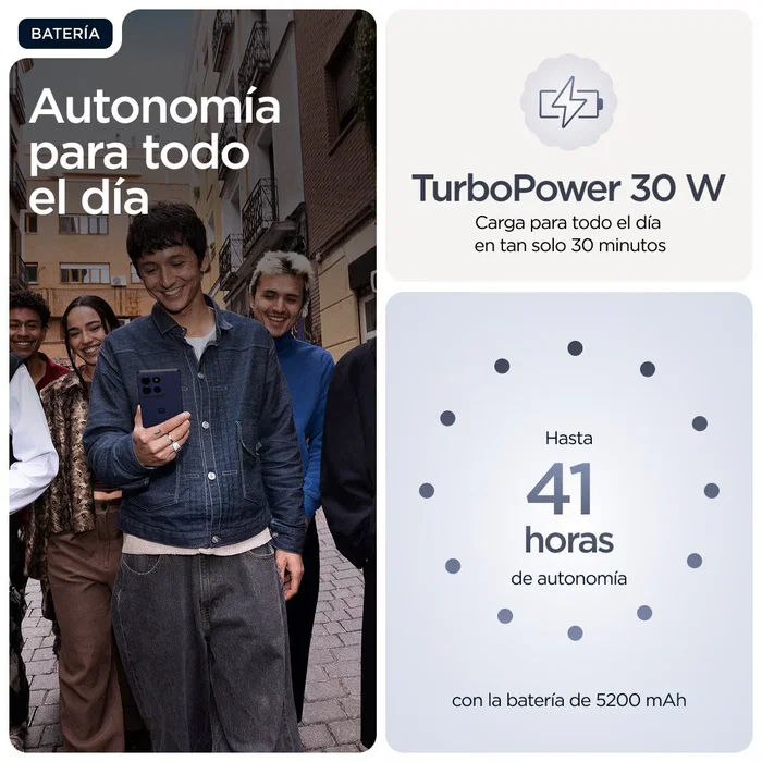 Motorola Moto G86 5G 256GB 8GB Azul Oscuro