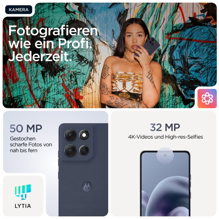 Motorola Moto G86 5G 256GB 8GB Azul Oscuro