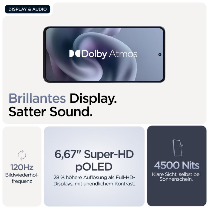 Motorola Moto G86 5G 256GB 8GB Azul Oscuro