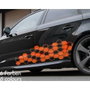 Foliatec Vinilo Decorativo para Coche Diseño Hexagon Naranja