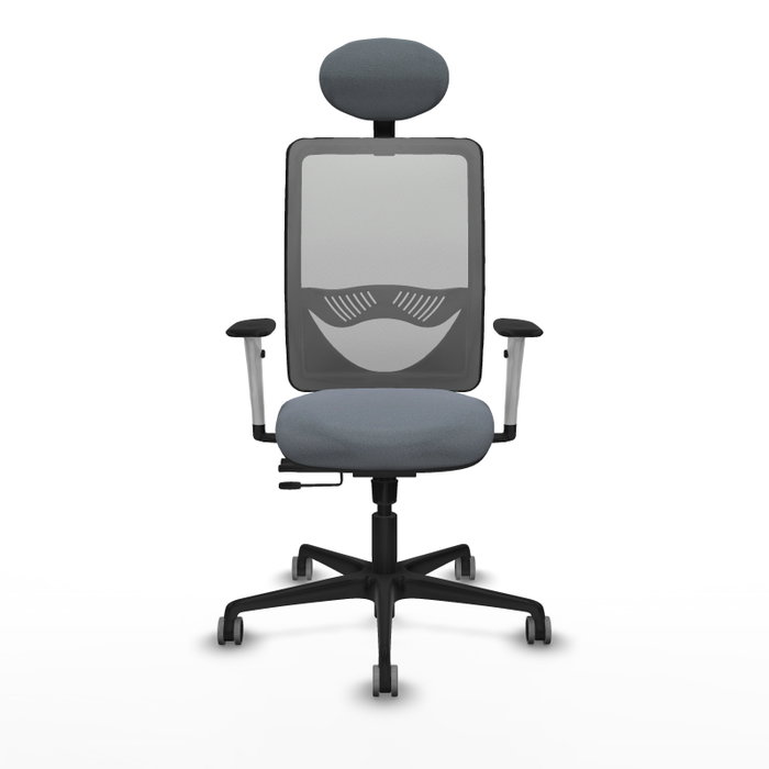 PIQUERAS Y CRESPO Silla de oficina Zulema con mecanismo Sincro/Traslack, Gris