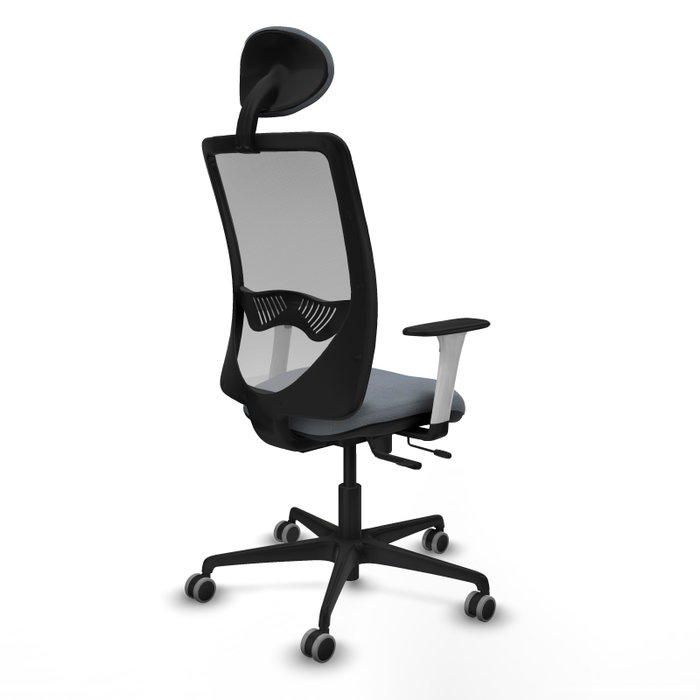PIQUERAS Y CRESPO Silla de oficina Zulema con mecanismo Sincro/Traslack, Gris
