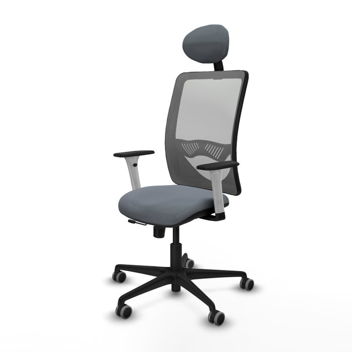 PIQUERAS Y CRESPO Silla de oficina Zulema con mecanismo Sincro/Traslack, Gris