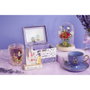 WIDDOP & CO Taza de Cristal Flores Secas Blancanieves Princesas Disney
