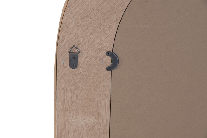 DKD Home Decor Espejo de Ratán y Cristal Natural 58x94 cm