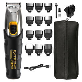 Wahl Extreme Grip Cortabarbas Negro/Naranja