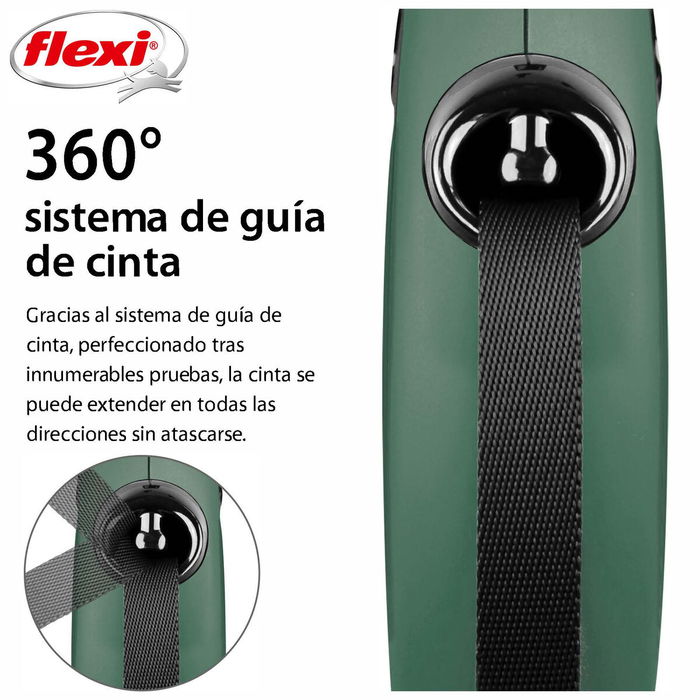 Correa para Perro Flexi Verde M
