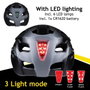 Dunlop Casco de bicicleta con leds rojos talla M