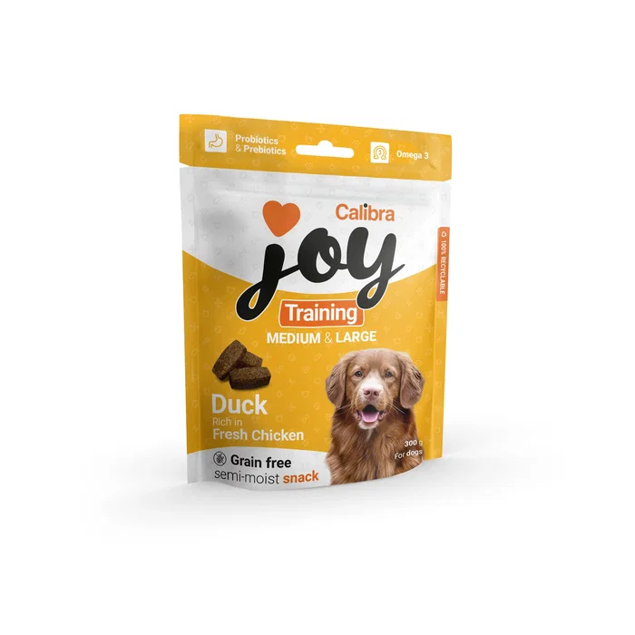 Calibra Snacks para Entrenamiento de Perros Pato y Pollo Talla M y L 300 gr