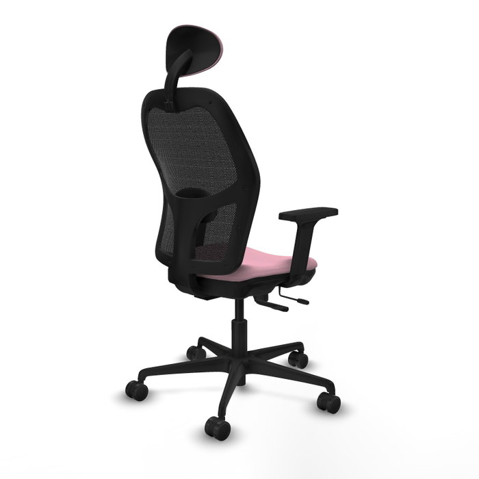 PIQUERAS Y CRESPO Silla de oficina Jorquera Rosa y Negro PIQUERAS Y CRESPO Silla de oficina Jorquera Rosa y Negro