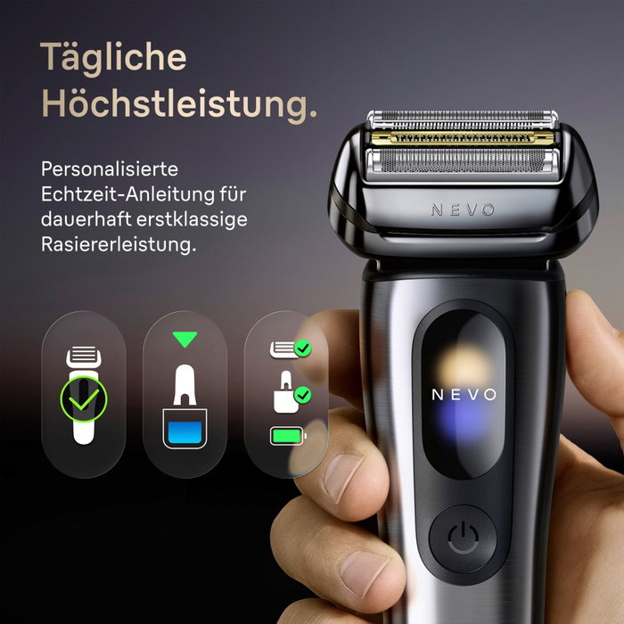 Braun NEVO 11000cc Afeitadora Eléctrica para Hombre con Sistema de Cuidado 7 en 1 y Tecnología AeroTouch