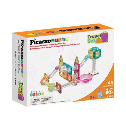 Picasso Tiles Juego de Construcción Imanes Circuito de Canicas 45 Piezas Mini Picasso Tiles Juego de Construcción Imanes Circuito de Canicas 45 Piezas Mini