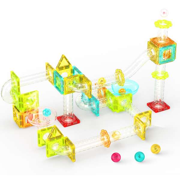Picasso Tiles Juego de Construcción Imanes Circuito de Canicas 45 Piezas Mini Picasso Tiles Juego de Construcción Imanes Circuito de Canicas 45 Piezas Mini