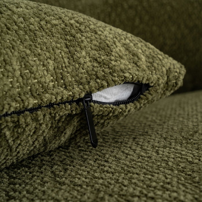 Sofá Verde Tejido Salón 191 X 80 X 88 cm Sofá Verde Tejido Salón 191 X 80 X 88 cm