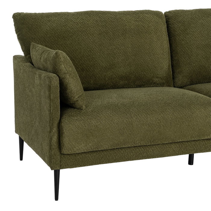 Sofá Verde Tejido Salón 191 X 80 X 88 cm Sofá Verde Tejido Salón 191 X 80 X 88 cm