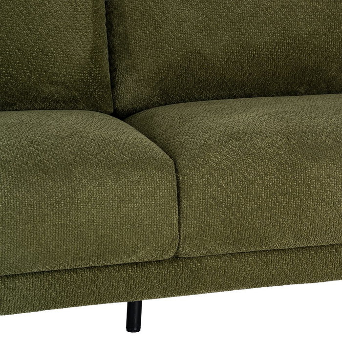 Sofá Verde Tejido Salón 191 X 80 X 88 cm Sofá Verde Tejido Salón 191 X 80 X 88 cm