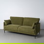 Sofá Verde Tejido Salón 191 X 80 X 88 cm