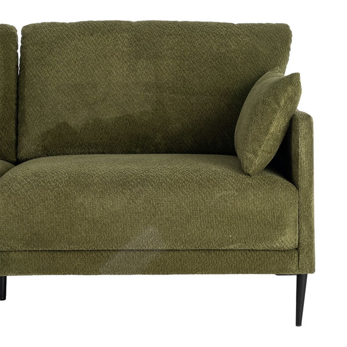 Sofá Verde Tejido Salón 191 X 80 X 88 cm Sofá Verde Tejido Salón 191 X 80 X 88 cm
