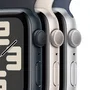 Apple Watch SE 40mm GPS - Reloj Inteligente con Pantalla OLED Táctil, Caja de Aluminio Starlight y Correa Deportiva Starlight, 32GB, WiFi, watchOS 9, Resistente al Agua