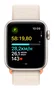 Apple Watch SE 40mm GPS - Reloj Inteligente con Pantalla OLED Táctil, Caja de Aluminio Starlight y Correa Deportiva Starlight, 32GB, WiFi, watchOS 9, Resistente al Agua
