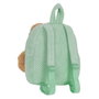 Safta Mochila Preescolar con Osito Extraíble Verde