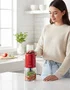 Haeger Chop Master Picadora de Alimentos, 500 W, 2 Velocidades, 4 Cuchillas Acero Inoxidable, Vaso de Cristal 0,5 L (500 ml), Color Rojo
