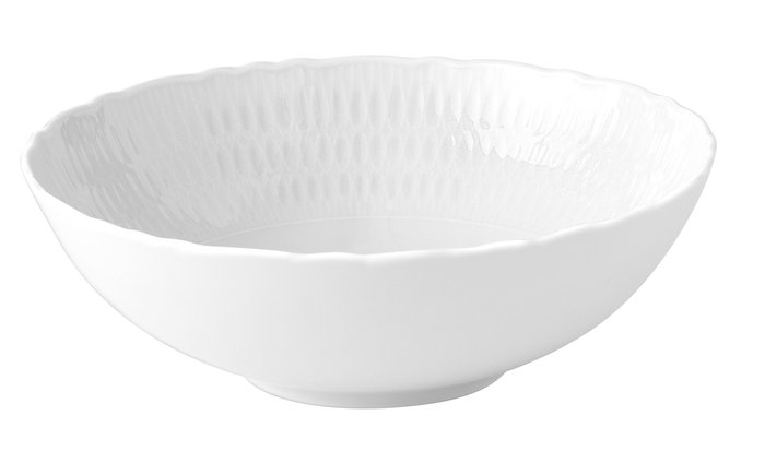 Santa Clara Vajilla Sofia 55 Piezas en Porcelana Blanca, Resistente al Lavavajillas y Microondas