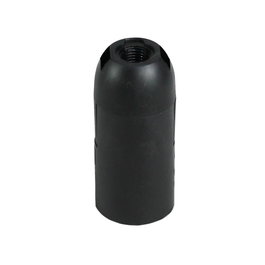 GSC Evolution Portalámparas termoplástico liso E14 Negro