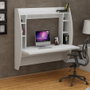 Hanah Home Escritorio de Estudio Blanco 123.6x55x120 cm con Estanterías