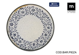 La Mediterranea Bajo Plato Nira Monaco Brillo 32.5cm