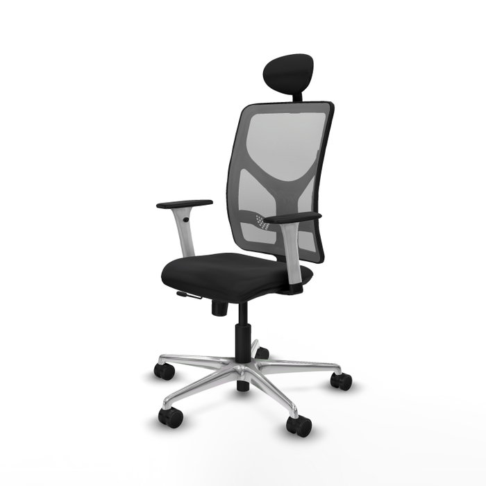 PIQUERAS Y CRESPO Silla de oficina Motilla con mecanismo Sincro/Traslack, Negro y Gris PIQUERAS Y CRESPO Silla de oficina Motilla con mecanismo Sincro/Traslack, Negro y Gris