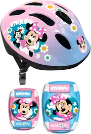 Minnie MN432507 Conjunto Casco Coderas Rodilleras Talla 50/56 cm