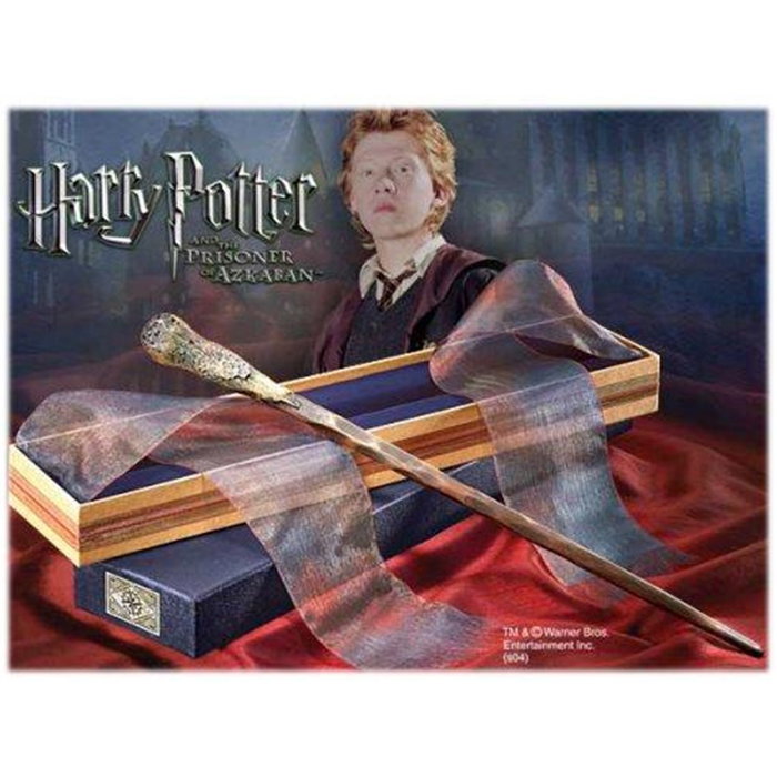 The Noble Collection Réplica Varita Ron Weasley Harry Potter Caja Olivander