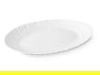 Bandeja Vivalto Clásica Opal de Vidrio Blanca 35 x 25 x 2.5 cm (Set de 18)