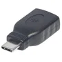 Manhattan 354646 Adaptador USB-C a USB-A Negro