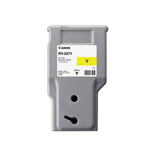 Canon PFI-207Y Cartucho de Tinta Amarillo 300 ml (8792B001) Identificación Original