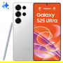Samsung Galaxy S25 Ultra 5G Smartphone 12GB RAM 256GB Titanium Whitesilver, Pantalla Dynamic AMOLED 2X 6.9", Cámara 200MP, Android 15, Dual SIM, Resistente IP68