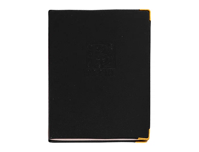 Q-connect Listín Telefónico Tapa Flexible con Cantonera Dorada 210x150 mm