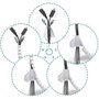 AISENS - ORGANIZADOR DE CABLE EN ESPIRAL 25MM, BLANCO, 2.0M
