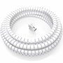 Aisens Organizador de Cables en Espiral Blanco 2.0m