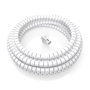 Aisens Organizador de Cables en Espiral Blanco 2.0m