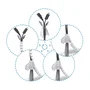 Aisens Organizador de Cables en Espiral Blanco 2m 25mm