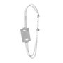 Sif Jakobs Pulsera de Plata de Ley con Circonitas Gris