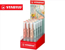 Stabilo Rotulador Fluorescente Swing Cool Nature Colors Expositor 16 Unidades Colores Surtidos